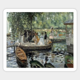 La Grenouillere by Auguste Renoir Magnet